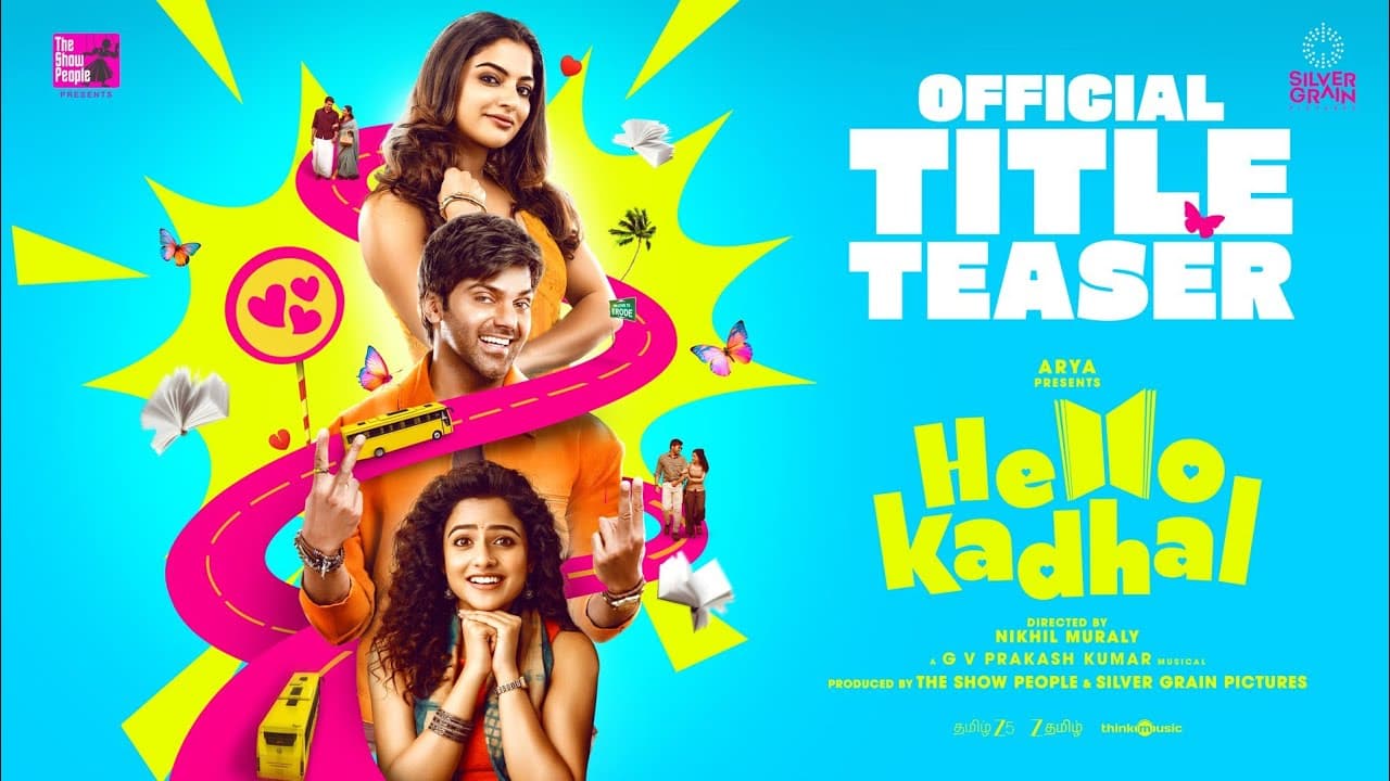 2 ஹீரோயின்களுடன் ரொமான்ஸ் பண்ணும் ஆர்யா… வைரலாகும் Hello Kadhal டீசர்!