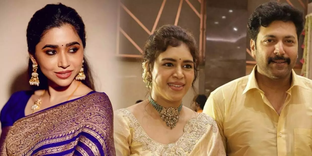 aarthi, kenisha and jayam ravi aarthi, kenisha and jayam ravi
