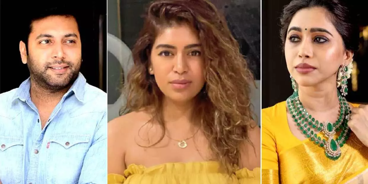 jayam ravi, kenisha, aarthi jayam ravi, kenisha, aarthi