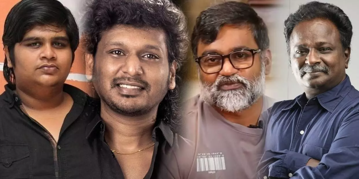 karthick subburajm lokesh, selvaragavan, bluesattaimaran karthick subburajm lokesh, selvaragavan, bluesattaimaran