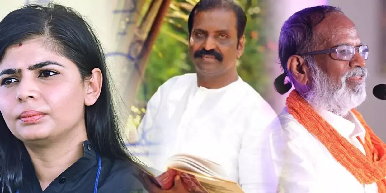 நல்ல மனிதரே கிடையாது.. சின்மயி விஷயத்தில் வைரமுத்துவை வறுத்தெடுத்த கங்கை அமரன் நல்ல மனிதரே கிடையாது.. சின்மயி விஷயத்தில் வைரமுத்துவை வறுத்தெடுத்த கங்கை அமரன்