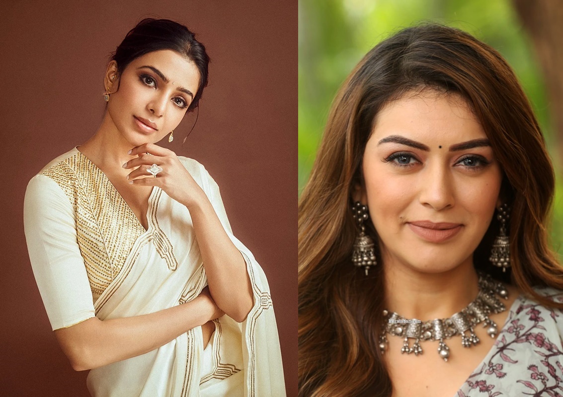 hansika follow samantha