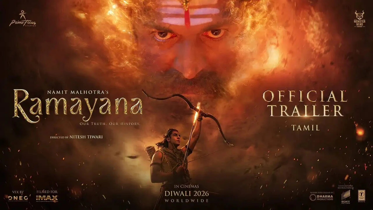 எதிர்பார்ப்பை எகிற வைத்த ரன்பீர் கபூர் – யாஷின் ராமாயணா ட்ரெய்லர்!