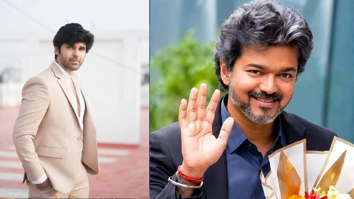 விஜய்யோட பெரிய ரசிகன் நான்!.. விஜய்யை கட்டியணைத்த துருவ் விக்ரம்!.. திடீர் சந்திப்பு ஏன்?