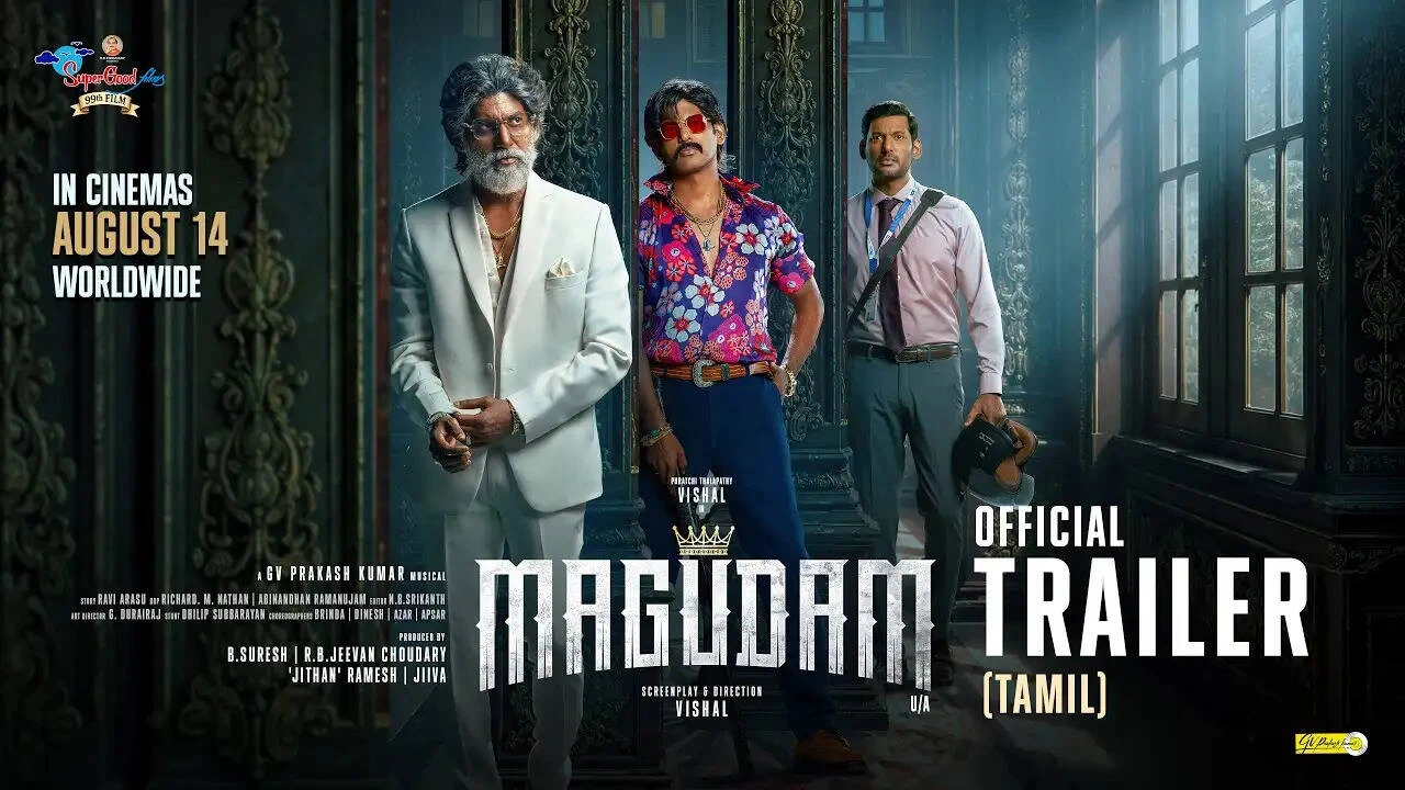 3 ரோல்களில் விஷால் நடித்துள்ள மகுடம் ட்ரெய்லர்!