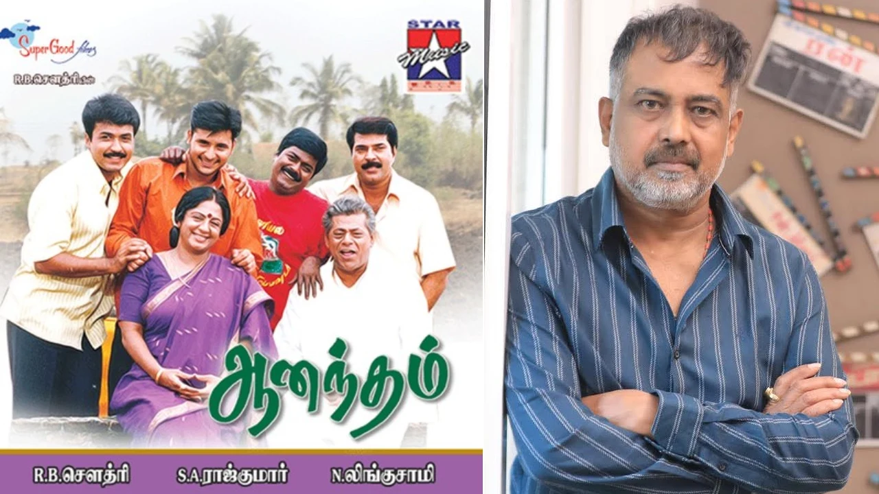 லிங்குசாமியிடம் ஆனந்தம் கதையை கொடுங்க, நான் டைரக்ட் பண்ணிக்குறேன்னு சொன்னவர் இவரா?