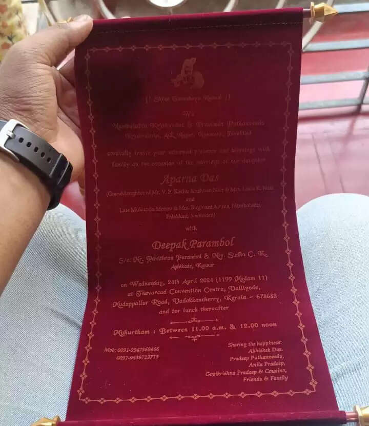 மலையாள நடிகரை கரம் பிடிக்கும் டாடா புகழ் அபர்ணா தாஸ்&hellip; சத்தமில்லாமல் முடிச்சிட்டாங்களே!