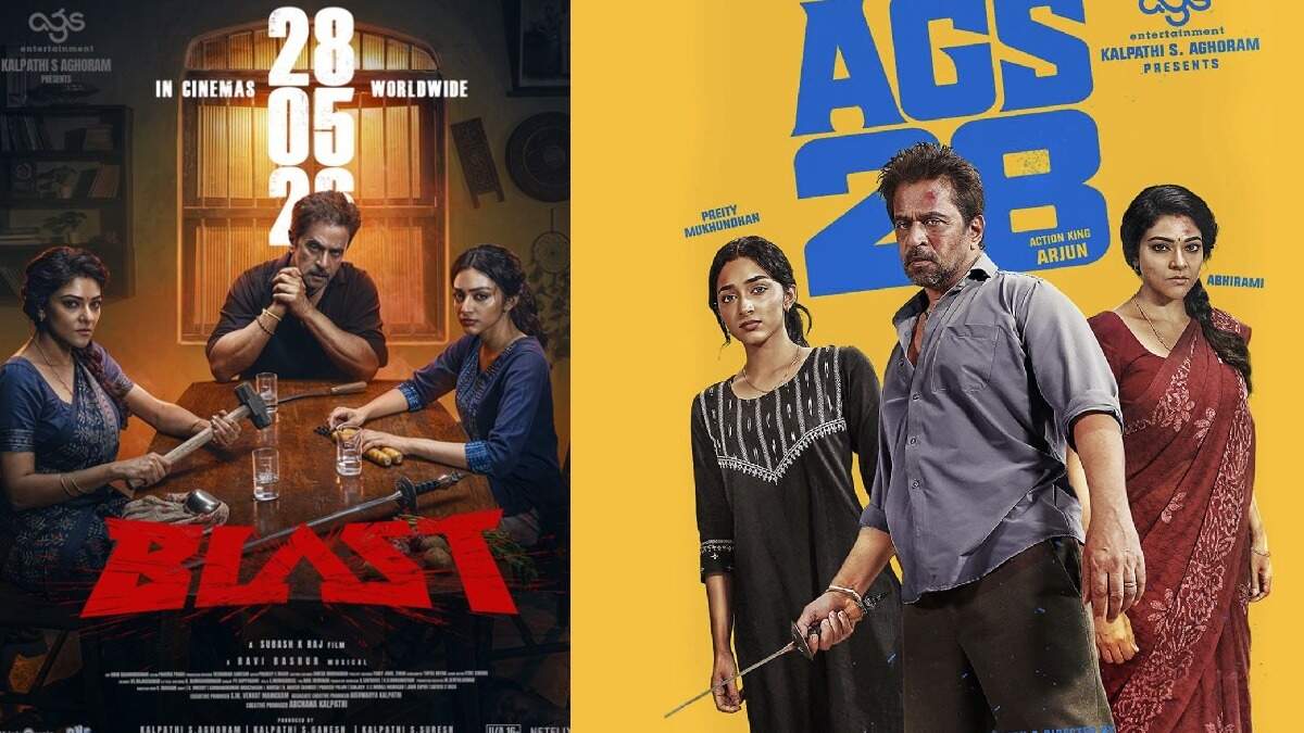 ஆக்&zwnj;ஷன் கிங் அர்ஜுனின் பிளாஸ்ட் எப்போ ரிலீஸ் தெரியுமா?.. மே மாசம் மெகா வேட்டையா இருக்குமா?..