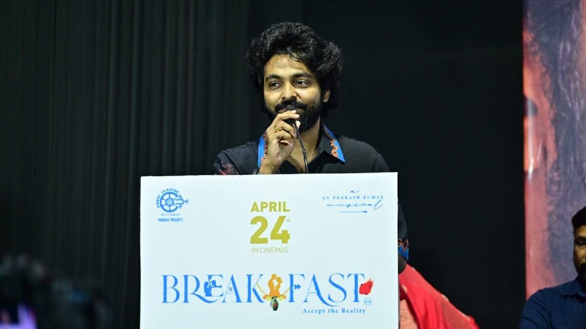 &lsquo;பிரேக்ஃபாஸ்ட்&rsquo; திரைப்படம் ஒரு நாவலை படித்த அனுபவத்தை தரும்&rdquo;.. ஜி.வி. பிரகாஷ் குமார் எமோஷனல்!