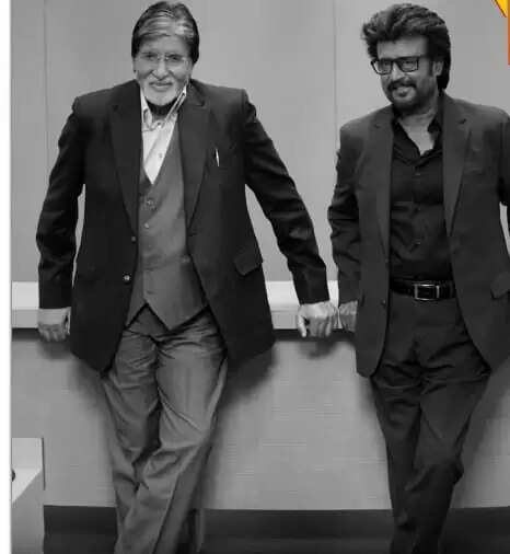 எனக்கு 70 உனக்கு 80..  &lsquo;வேட்டையன்&rsquo; செட்டில் இருந்து படுமாஸாக போஸ் கொடுக்கும் சூப்பர் ஸ்டார்கள்
