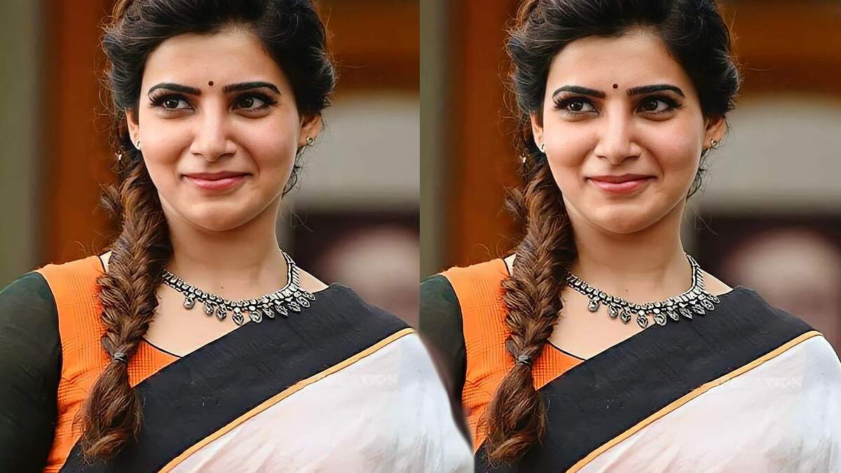 இதுவல்லவா அழகு&hellip;.! கிளாமர் மோடில் சமந்தா!