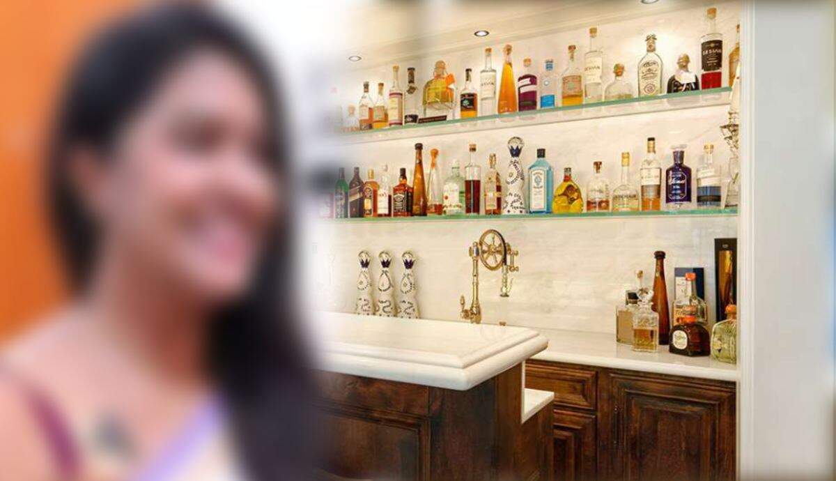 வீட்டில் பார் வைத்திருக்கும் பிரபல சின்னத்திரை நடிகை! அம்மாடி!... இவரா இப்படி!!