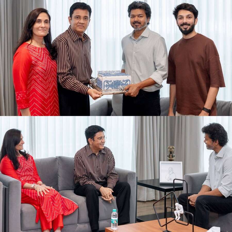 விஜய்க்கு மகளின் திருமண பத்திரிக்கை வைத்த கலாநிதி மாறன்!.. வைரல் போட்டோஸ்!..