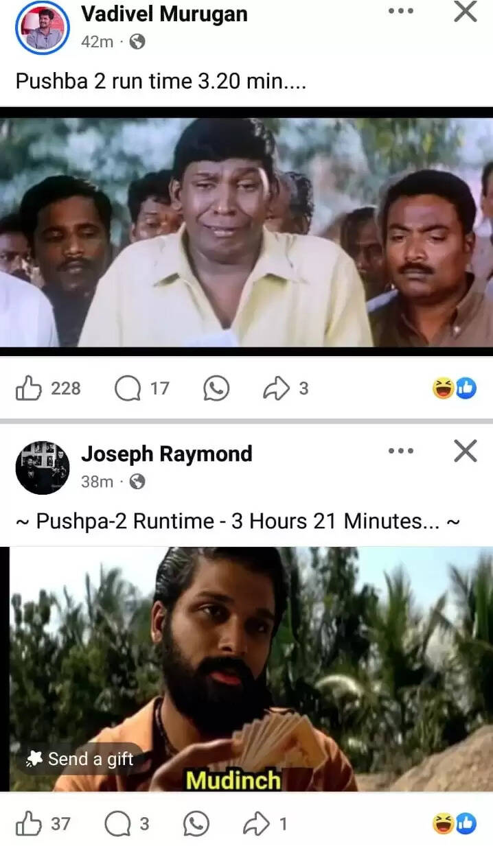 புஷ்பா 2 படத்தோட நீளம் எவ்வளவு தெரியுமா?!. சோலி முடிஞ்ச்!. வைரலாகும் மீம்ஸ்கள்!...