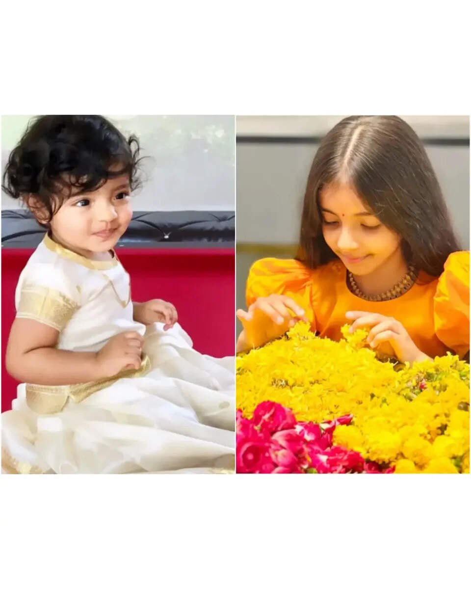 அடடே நம்ம அசின் மகளா இது!.. ஓணம் கொண்டாட்டம் களைகட்டுதே!..