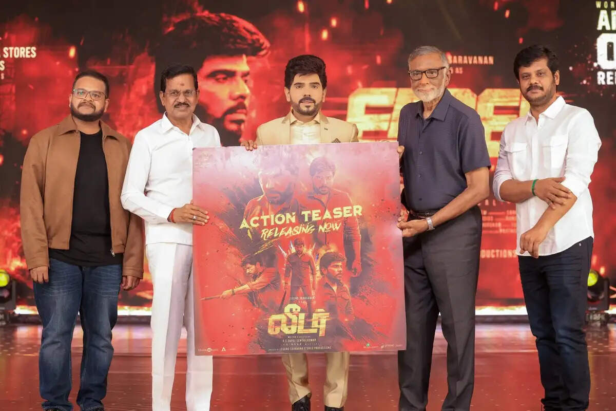 லெஜெண்ட் சரவணன் நடிக்கும் 'லீடர்' படத்தின் இசை &amp; ஆக்ஷ‌ன் டீசர் வெளியீடு