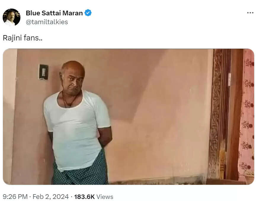 ம்ம்.. என்ன பண்றது!.. கஷ்டமாத்தான் இருக்கு!. ரஜினிகாந்த் ரசிகர்களை கலாய்த்த ப்ளூ சட்டை மாறன்!..