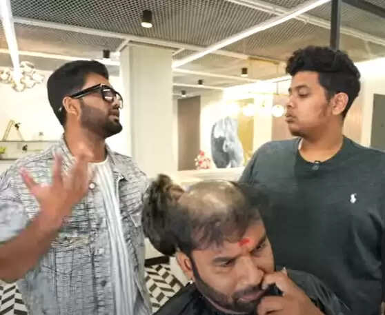 எஸ்டிஆருக்கு பத்து தல!.. கூல் சுரேஷுக்கு சொட்டை தல!.. இர்பான் அந்த தலையில என்ன பண்றாரு பாருங்க!..
