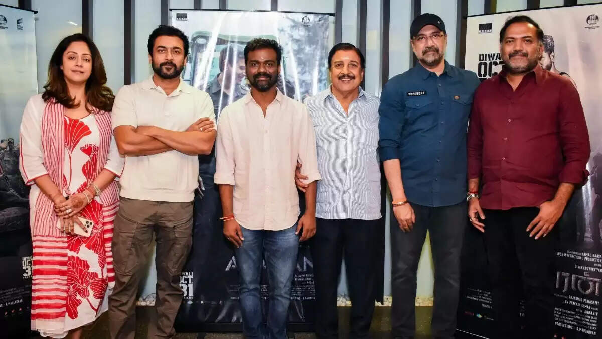 அமரன் படம் பார்க்க தனி விமானத்தில் வந்த சூர்யா - ஜோதிகா!... யாருக்காவது தெரியுமா?!..