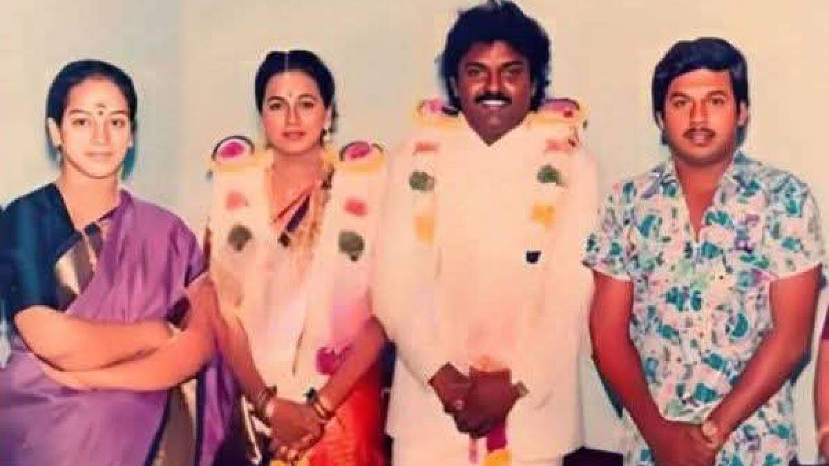 விஜயகாந்த் திருமணத்தில் ராமராஜன் நளினி&hellip;! வைரல் போட்டோ!
