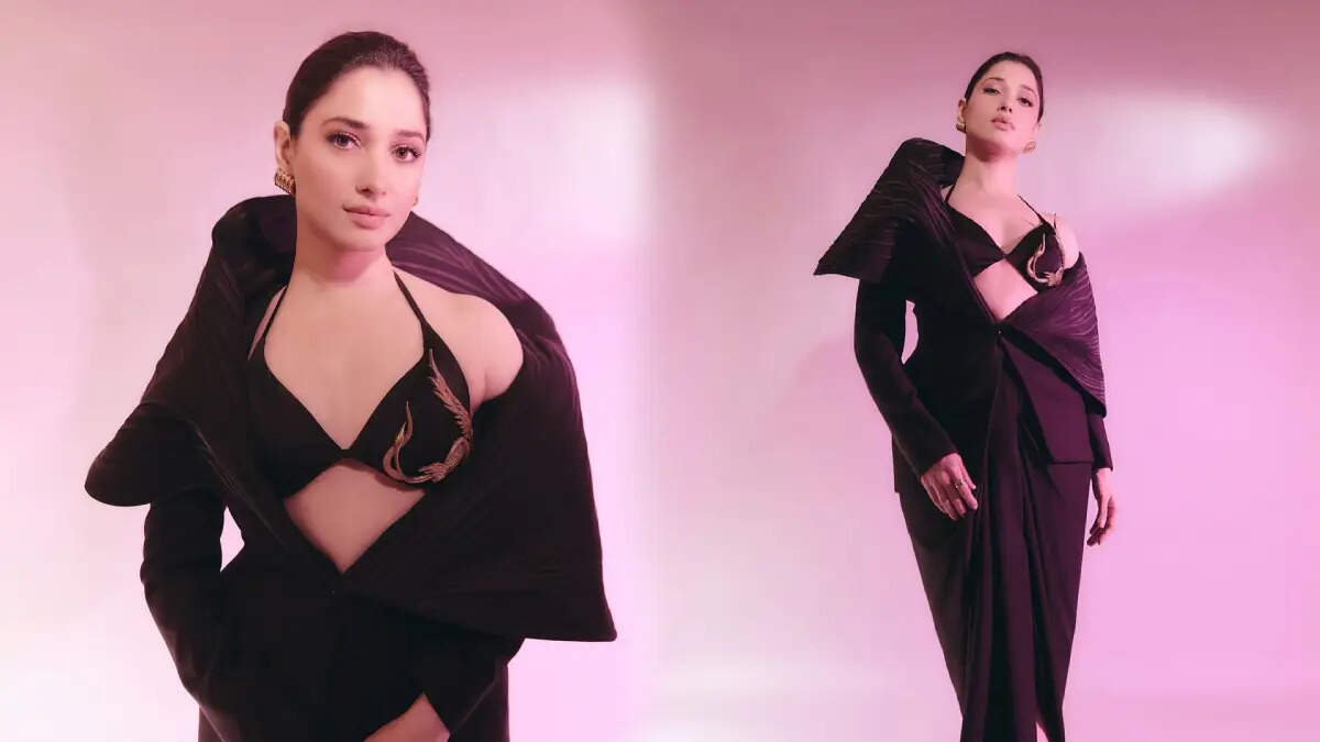 Tamannah: டைரக்ட்டா ஹாலிவுட் நடிகைகளுக்கு டஃப் கொடுக்கும் தமன்னா... ஸ்டைலிஷ் லுக்!...