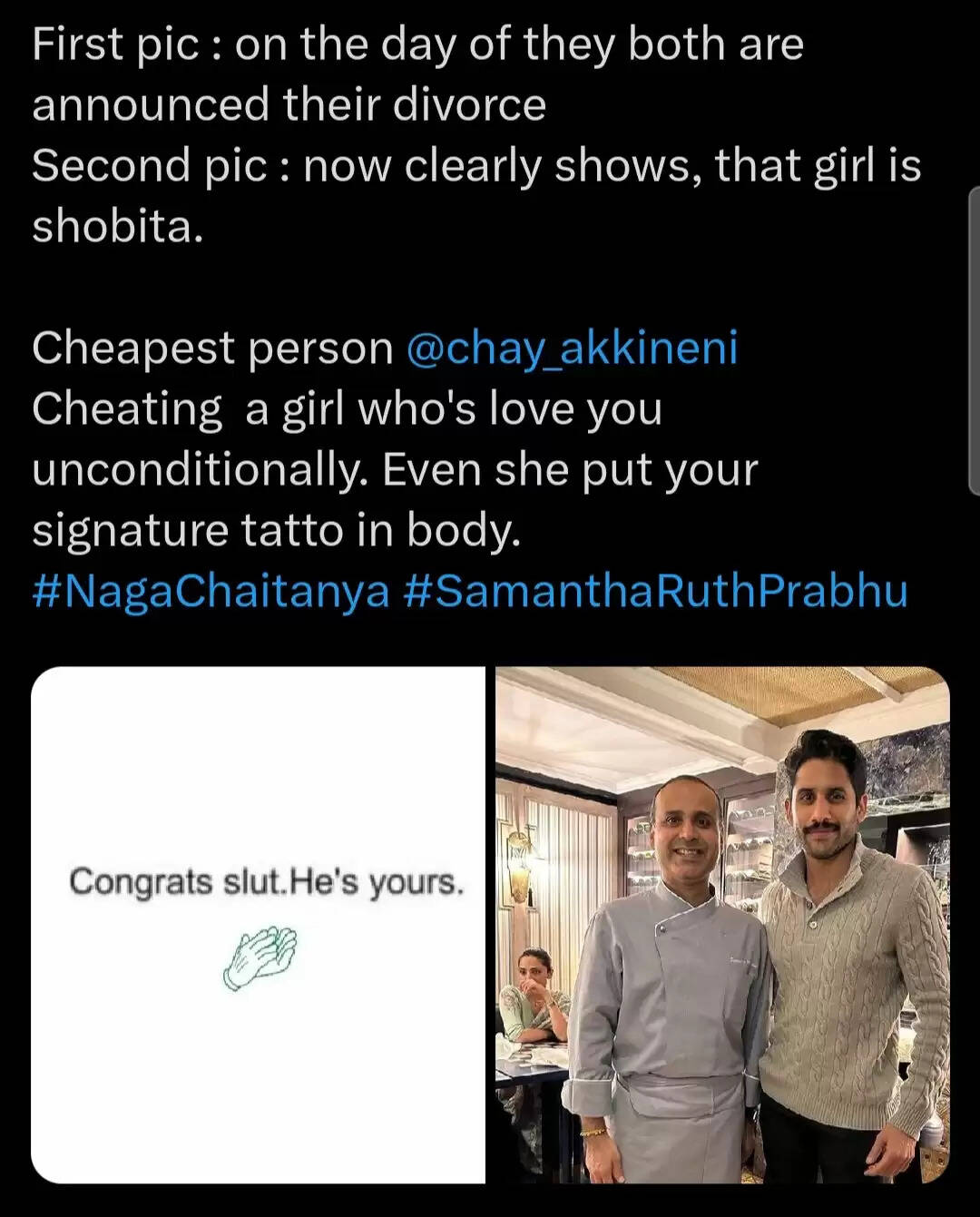 அந்த விவகாரத்திற்கே காரணம் சோபிதாதான்&hellip; வெளியான வைரல் புகைப்படம்&hellip;