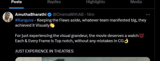 Kanguva Review: சூர்யா ஓபனிங் சீன் தெறி... கங்குவாவின் வெறியாட்டம்... டிவிட்டர் விமர்சனம் இதோ...