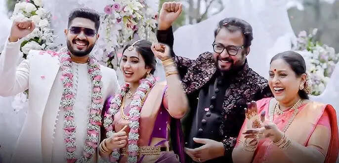 குன்னூரில் குளுகுளுனு நடந்த சரண்யா பொன்வண்ணன் மகள் நிச்சயதார்த்தம்.. கிளாசிக்கான புகைப்படம்
