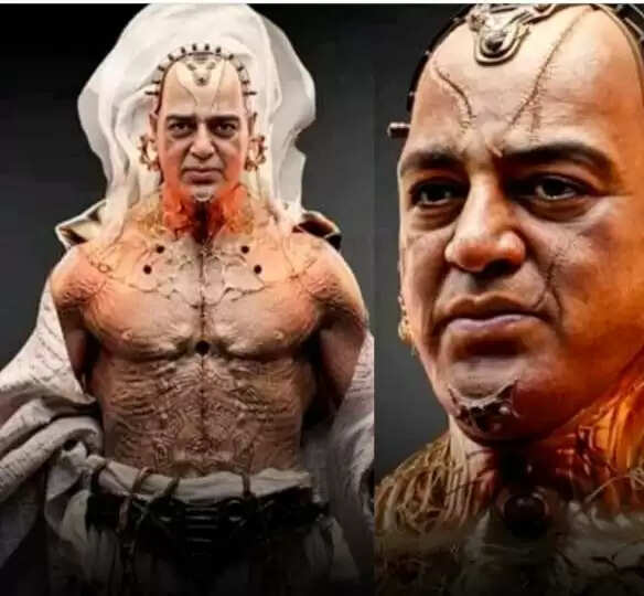 &lsquo;மம்மி&rsquo; பட கெட்டப் மாதிரி இருக்கே! கல்கி படத்துக்காக கமலுக்கு முதலில் போட இருந்த கெட்டப்.. வைரலாகும் புகைப்படம்