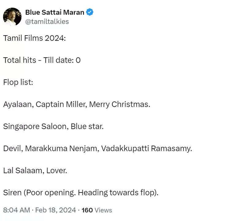 இந்த ஆண்டு வெளியான இத்தனை படங்கள் ஃபிளாப்பா?.. ப்ளூ சட்டை மாறன் லிஸ்ட்ல அந்த படம் தான் ஹிட்டா?