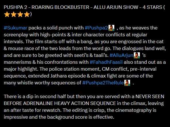 Pushpa2 Review: வேறலெவல் சம்பவம் பண்ணிய அல்லு அர்ஜூன்!.. புஷ்பா 2 டிவிட்டர் விமர்சனம்!...