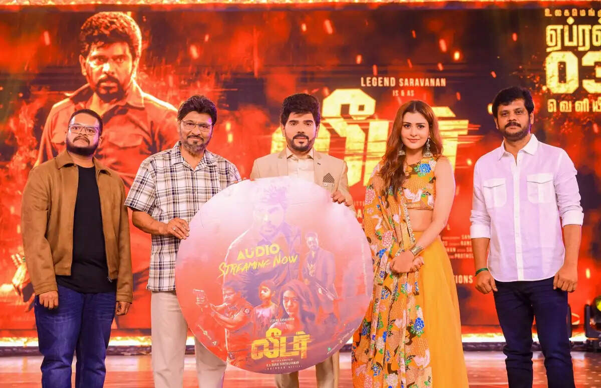 லெஜெண்ட் சரவணன் நடிக்கும் 'லீடர்' படத்தின் இசை &amp; ஆக்ஷ‌ன் டீசர் வெளியீடு