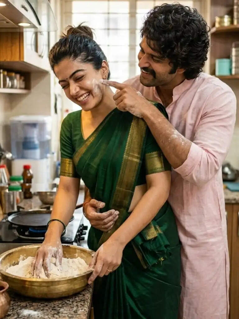 ஞாயிறு மதியம் சமையல் உனது… விரோஷ் ஜோடியின் தாறுமாறான ரொமான்ஸ்!
