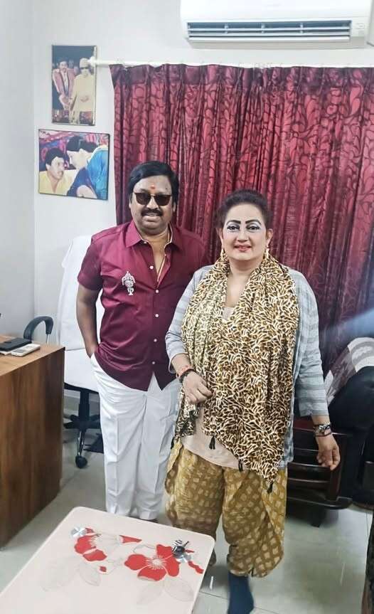 திடீரென ராமராஜனுடன் மீட்டிங் போட்ட கனகா!.. வைரல் புகைப்படம்&hellip;.
