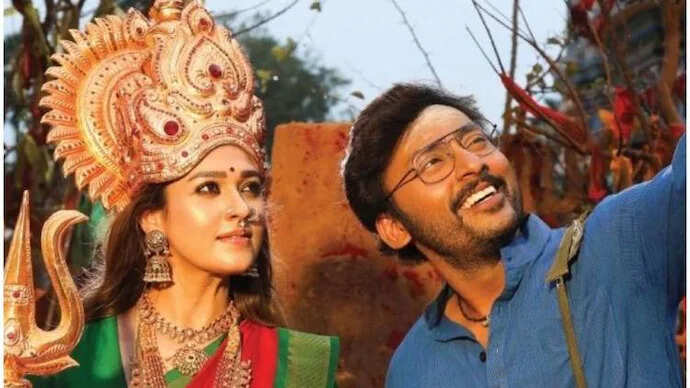 பேய்க்கும் பேய்க்கும் சண்ட.. கடைசில நயன்-தனுஷ் விவகாரத்தை இப்படி மாத்திட்டாரே ஆர் ஜே பாலாஜி