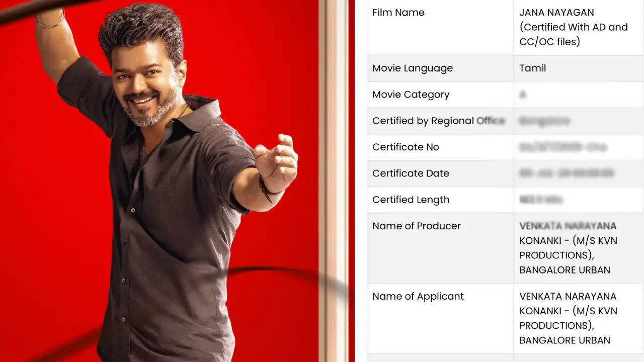 Jana Nayagan Censor Result and runtime 