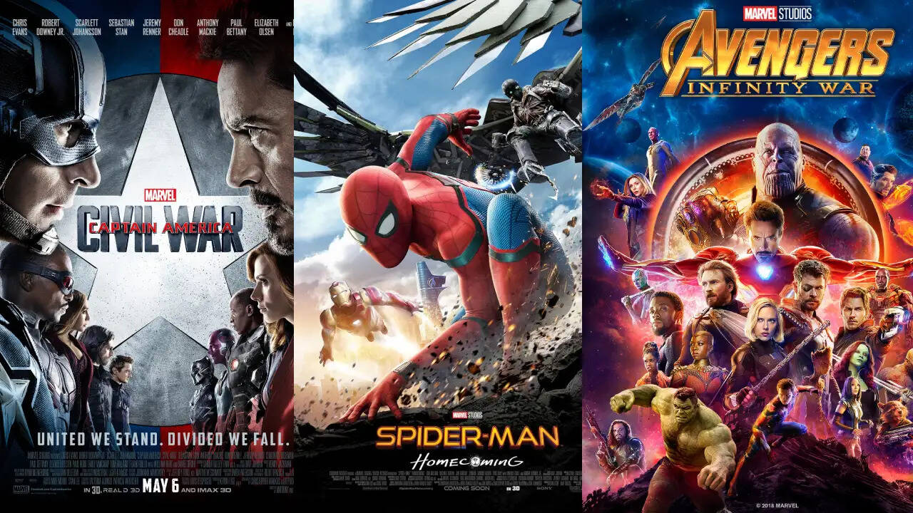 3 Marvel Movies Set 1