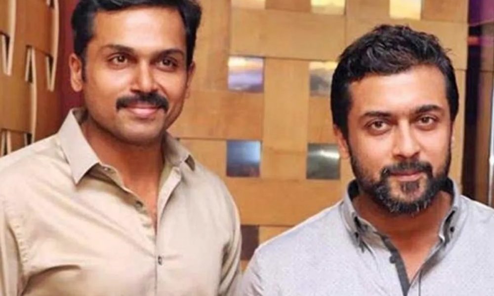 ஹீரோ சாருக்கு நன்றி… தம்பி கார்த்திக்கு நன்றி சொன்ன சூர்யா…