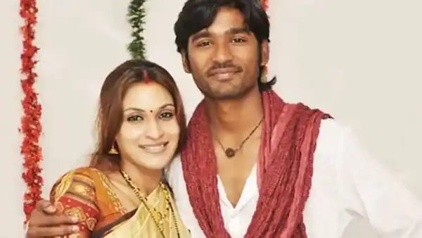 dhanush with his wife