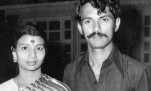 MK Stalin and his wife