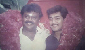 Vijayakanth and Suriya