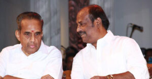AVM Saravanan and Rajinikanth