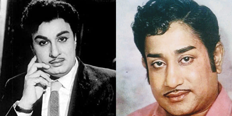 MGR and Sivaji Ganesan