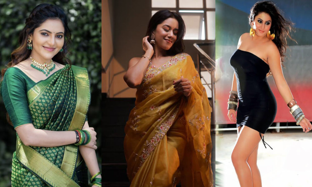 அப்ப்பா.. பாக்க பாக்க மூச்சு முட்டுது! கவர்ச்சியால் தீனி போடும் தமிழ் நடிகைகள்!