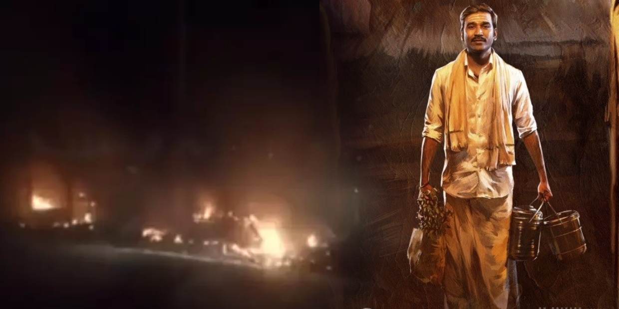 dhanush idlikadai fire dhanush idlikadai fire