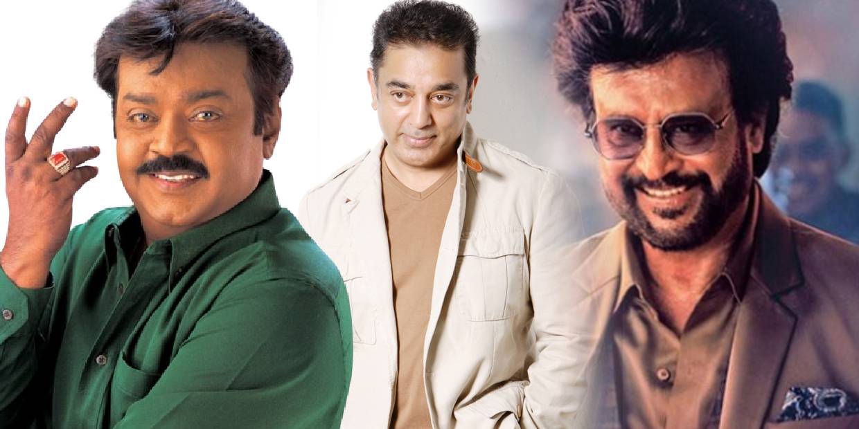 vijayakanth, kamal, rajni vijayakanth, kamal, rajni